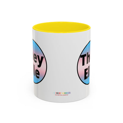 They / Elle Trans Coffee Mug