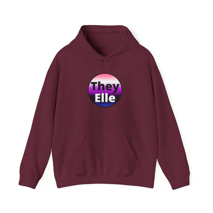 They / Elle Genderfluid Hooded Sweatshirt