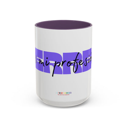 Perreo Es Mi Profesion Purple Coffee Mug