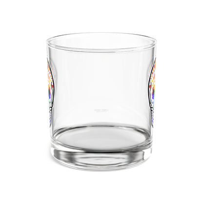 Queer Sugar Skull Rocks Glass, 10oz