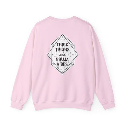 Thick Thighs Bruja Vibes Crewneck Sweatshirt