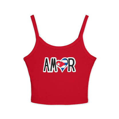 Amor Cuba Spaghetti Strap Tank Top