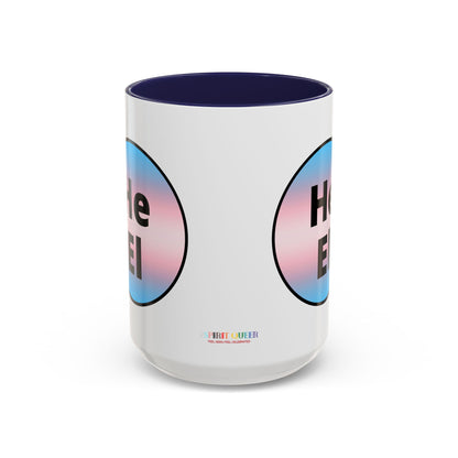He/El Trans Accent Coffee Mug