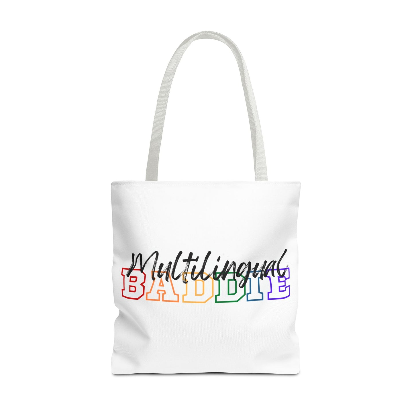Multilingual Baddie Tote Bag