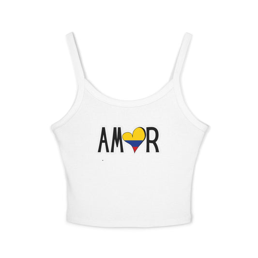 Amor Colombia Spaghetti Strap Tank Top