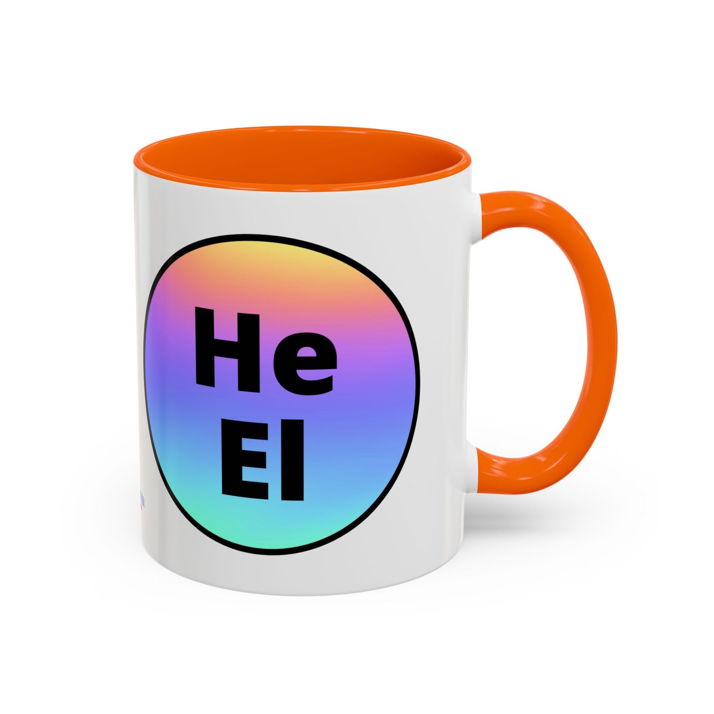 He / El Rainbow Coffee Mug