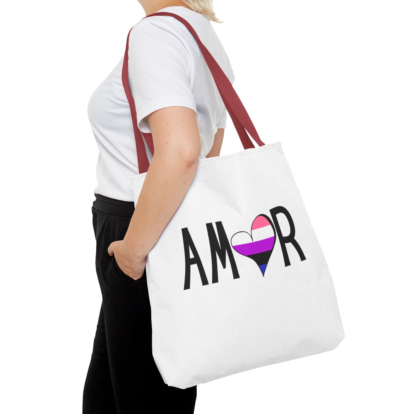 Amor Genderfluid Tote Bag