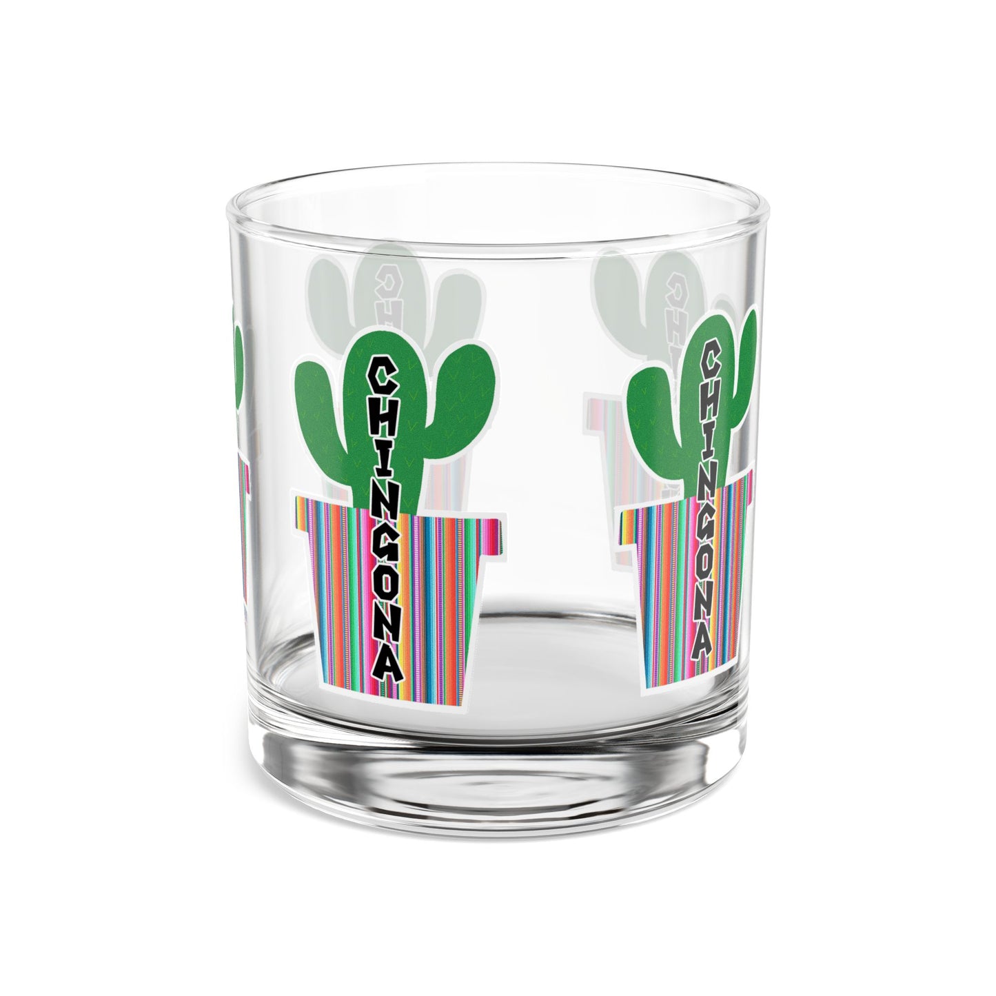 Chingona Cacti Glass