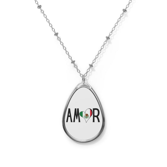 Amor Mexico Oval Necklace