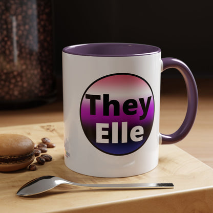 They / Elle Genderfluid Coffee Mug