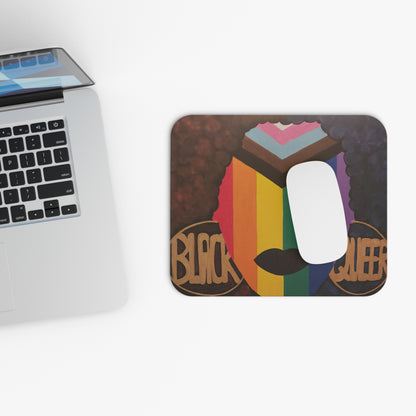 Black and Queer Mouse Pad