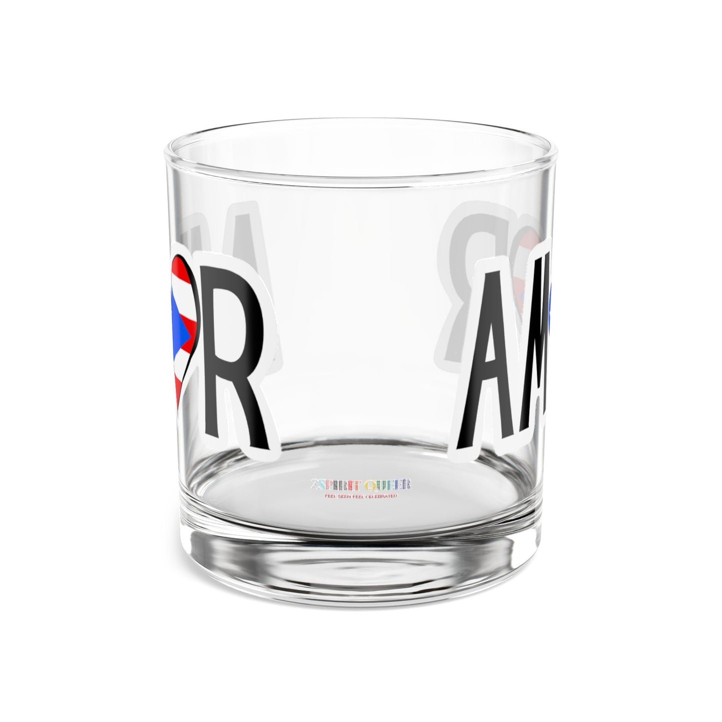 Amor Puerto Rico Glass