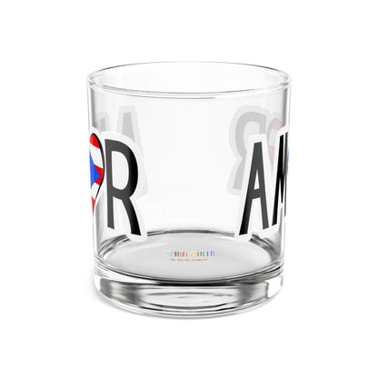 Amor Puerto Rico Glass