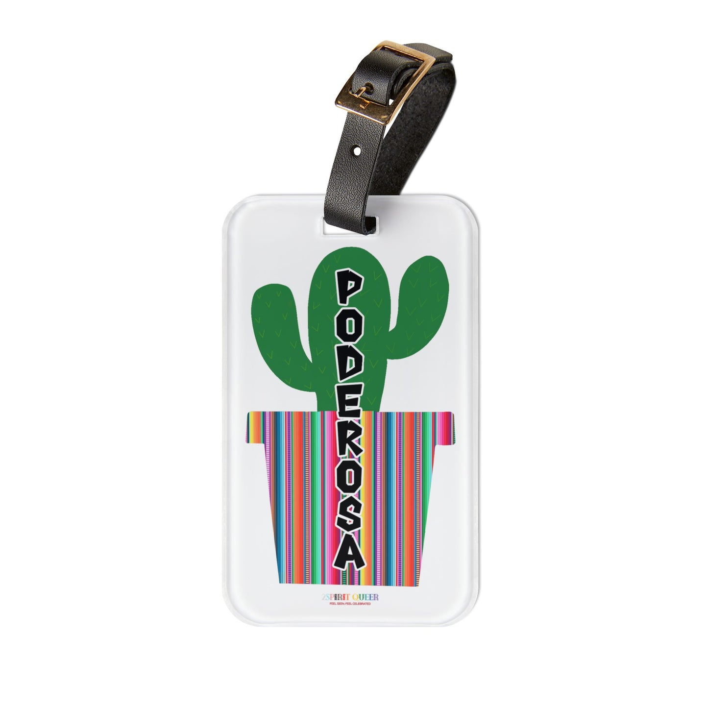 Poderosa Cacti Luggage Tag