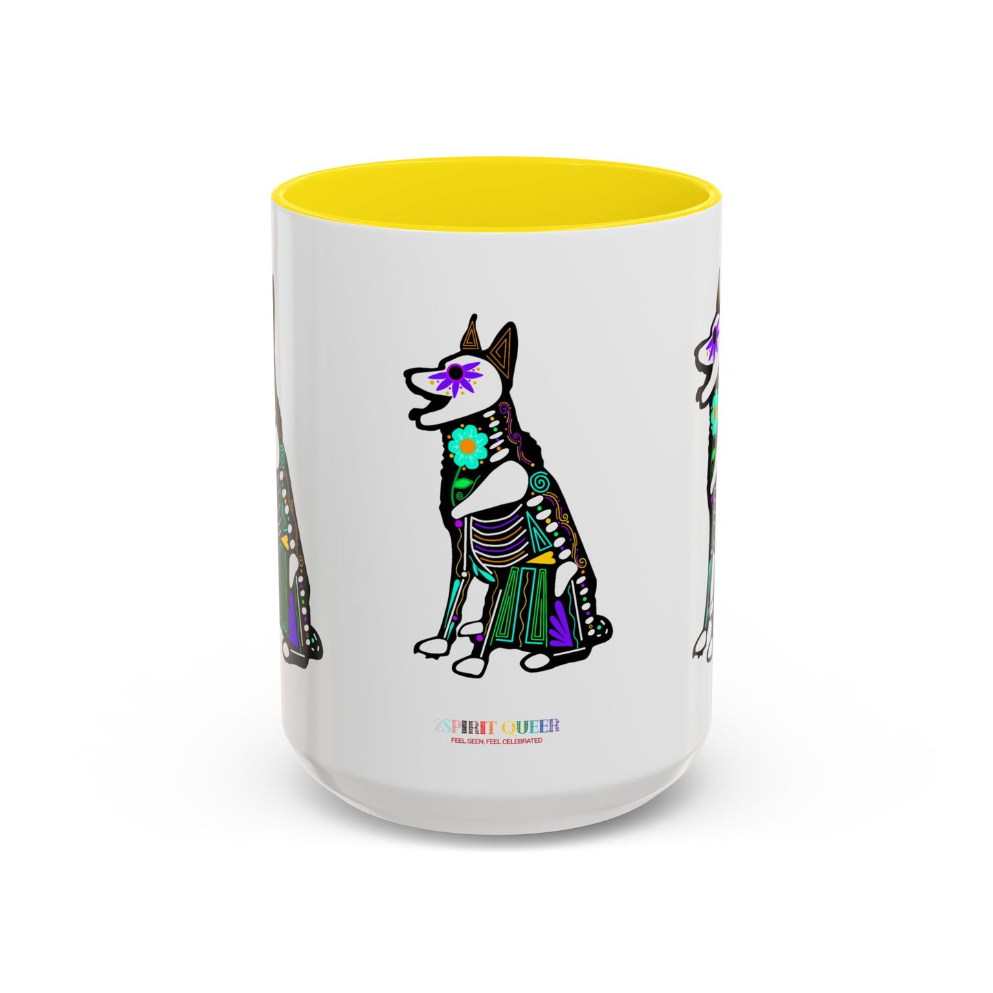 Dia de los Muertos German Shepard Coffee Mug