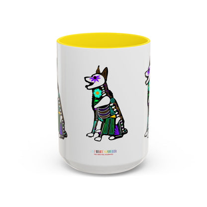 Dia de los Muertos German Shepard Coffee Mug
