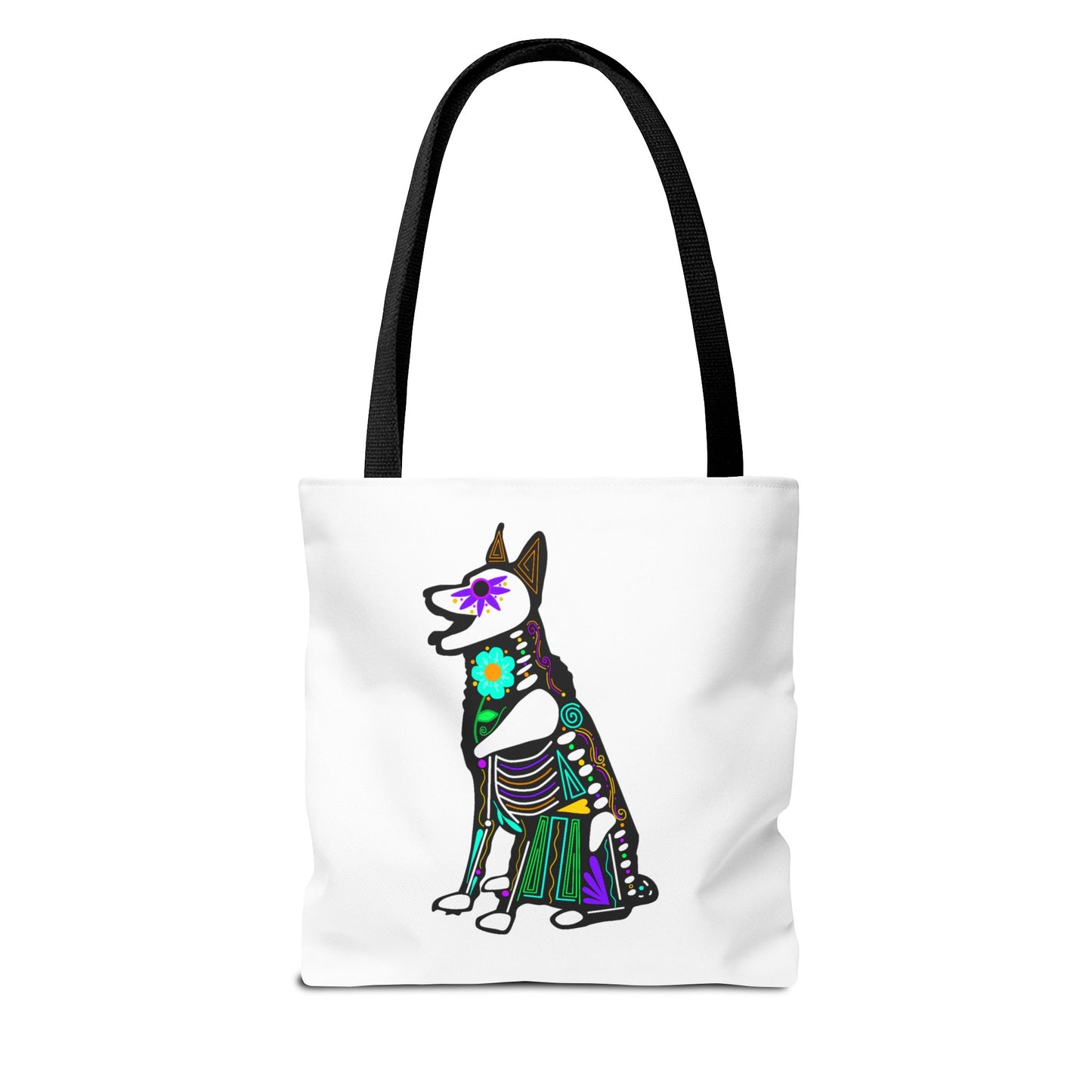 Dia de los Muertos German Shepard Tote Bag