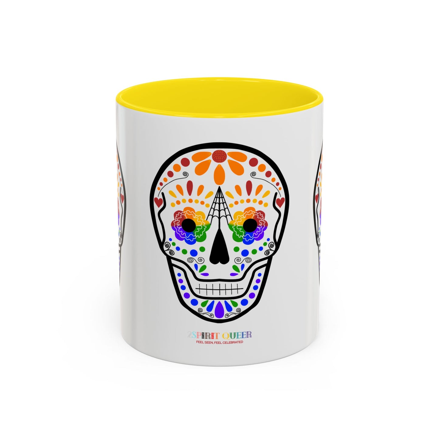 Queer Sugar Skull Coffee Mug