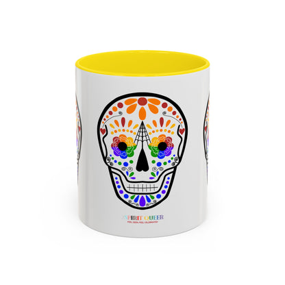 Queer Sugar Skull Coffee Mug