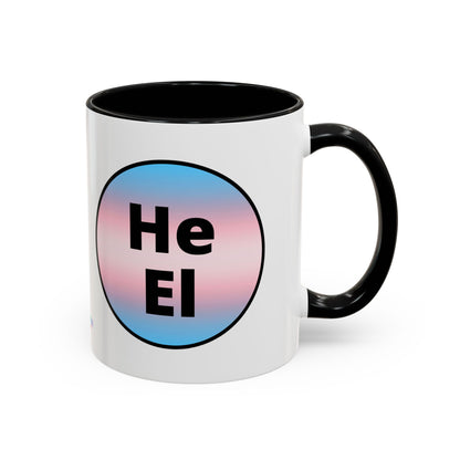 He/El Trans Accent Coffee Mug