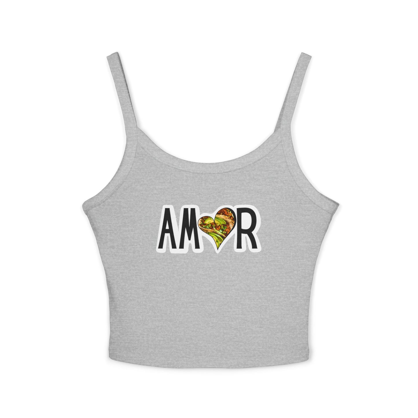 Amor Taco Spaghetti Strap Tank Top