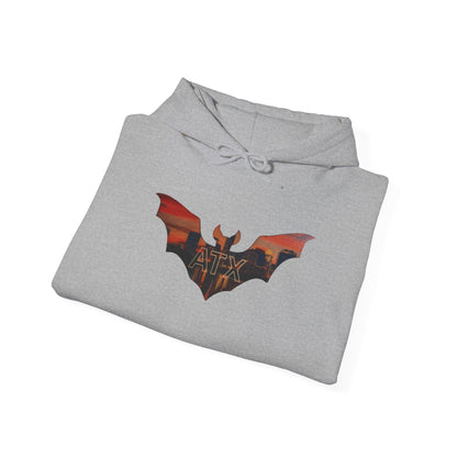 ATX Skyline Bat Hooded Sweatshirt
