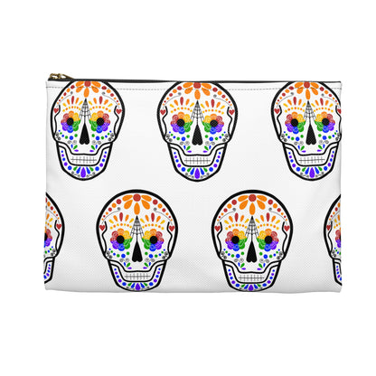 Queer Sugar Skull Accessory Pouch