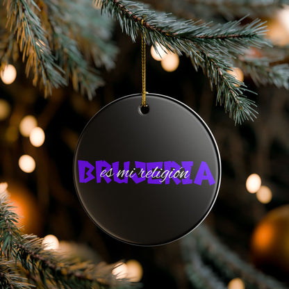 Brujeria es mi Religion Ceramic Ornament
