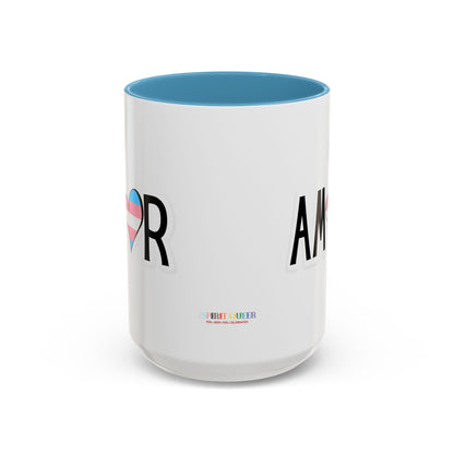 Amor Trans Accent Coffee Mug