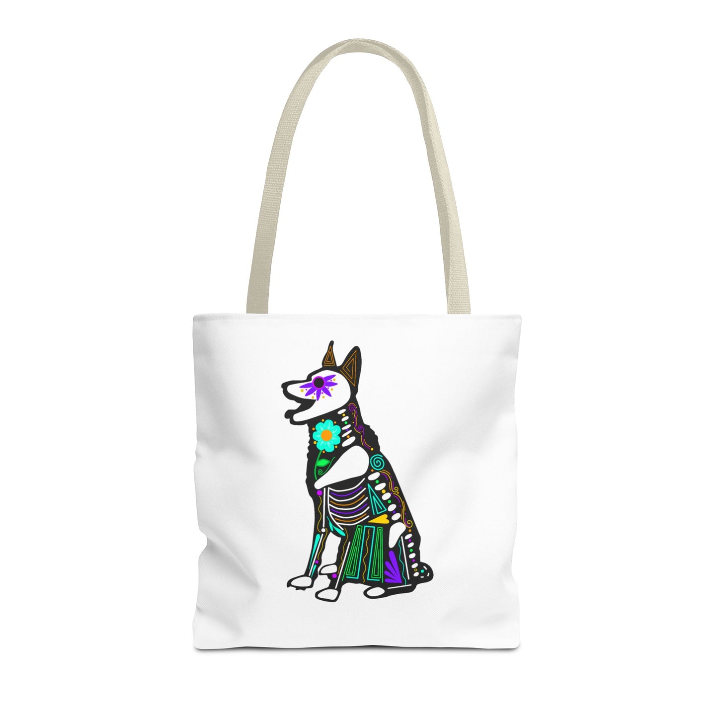 Dia de los Muertos German Shepard Tote Bag