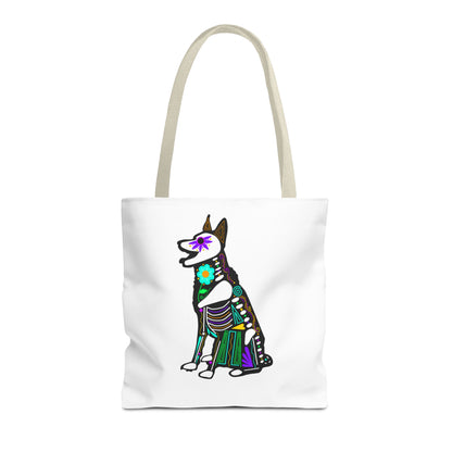 Dia de los Muertos German Shepard Tote Bag