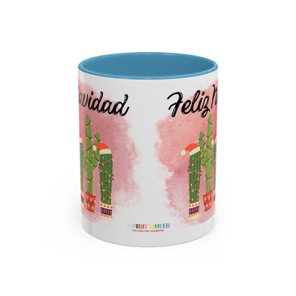 Feliz Navidad Cacti Coffee Mug