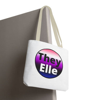They/Elle Genderfluid Tote Bag