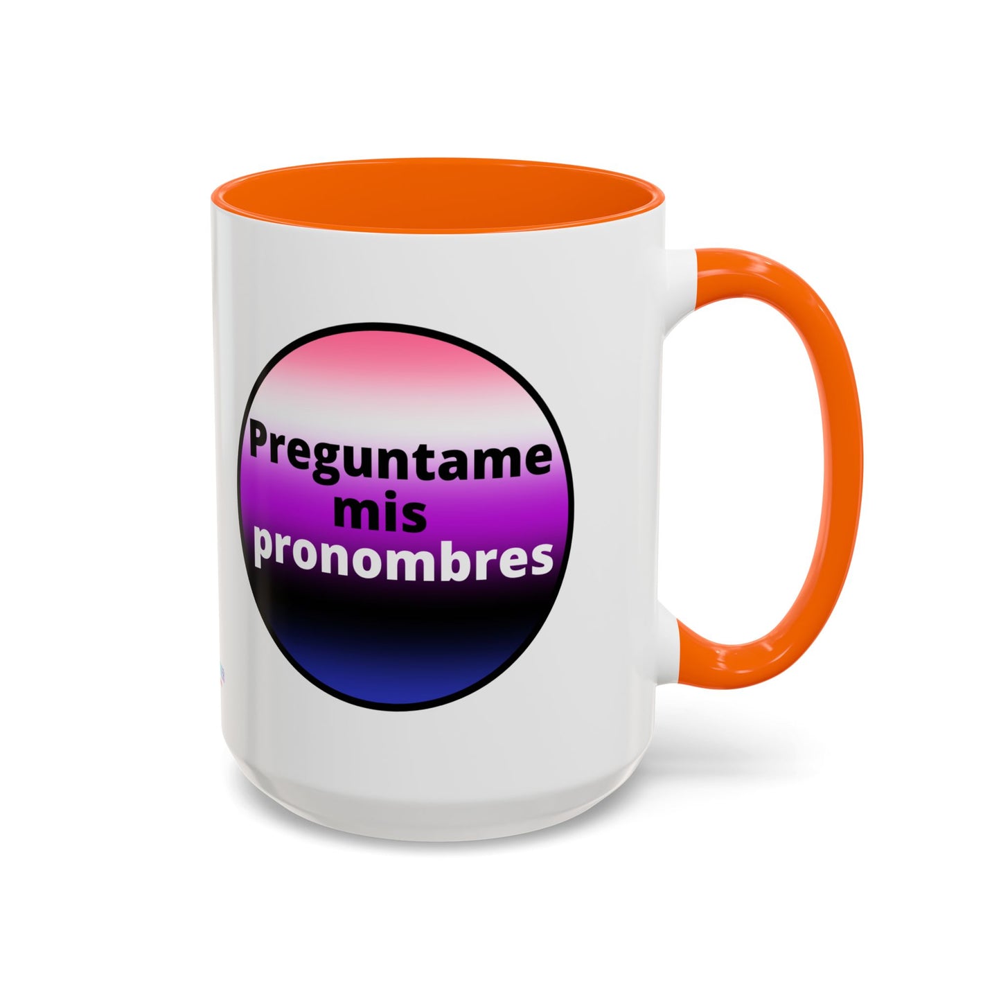 Preguntame mis Pronombres GenderFluid  Coffee Mug