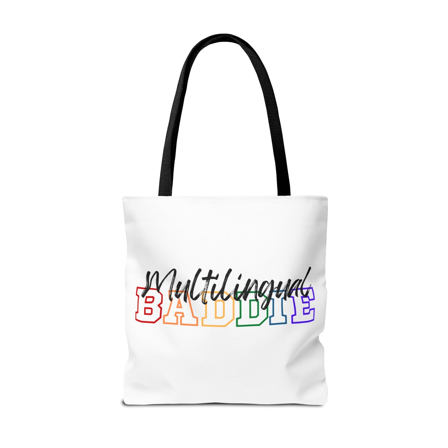 Multilingual Baddie Tote Bag