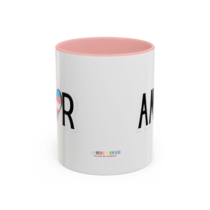 Amor Trans Accent Coffee Mug