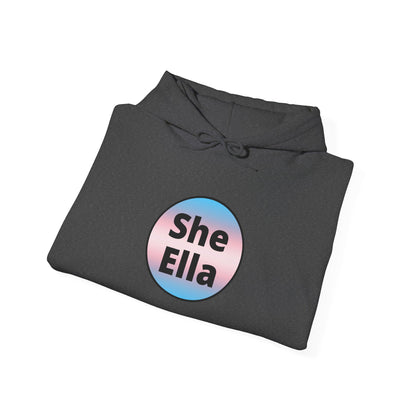 She / Ella Trans Hooded Sweatshirt