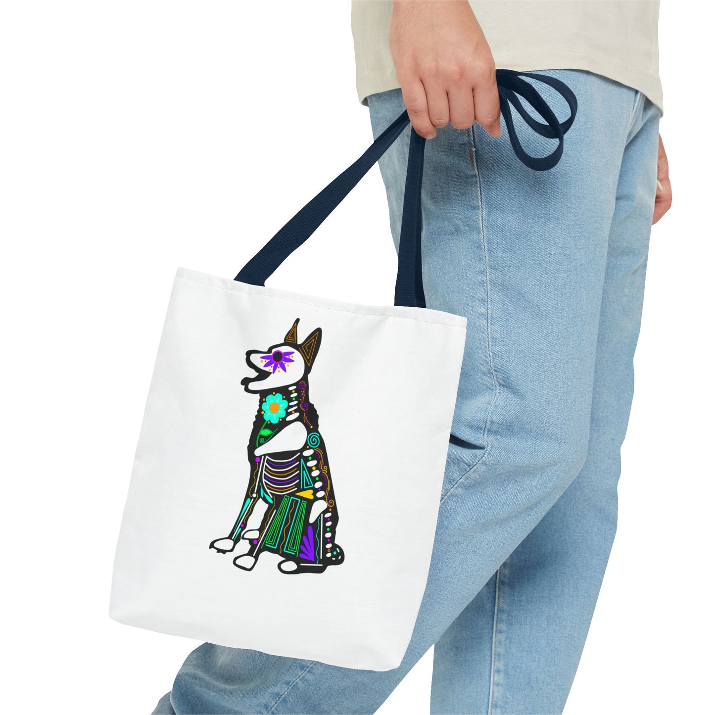 Dia de los Muertos German Shepard Tote Bag