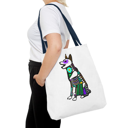 Dia de los Muertos German Shepard Tote Bag