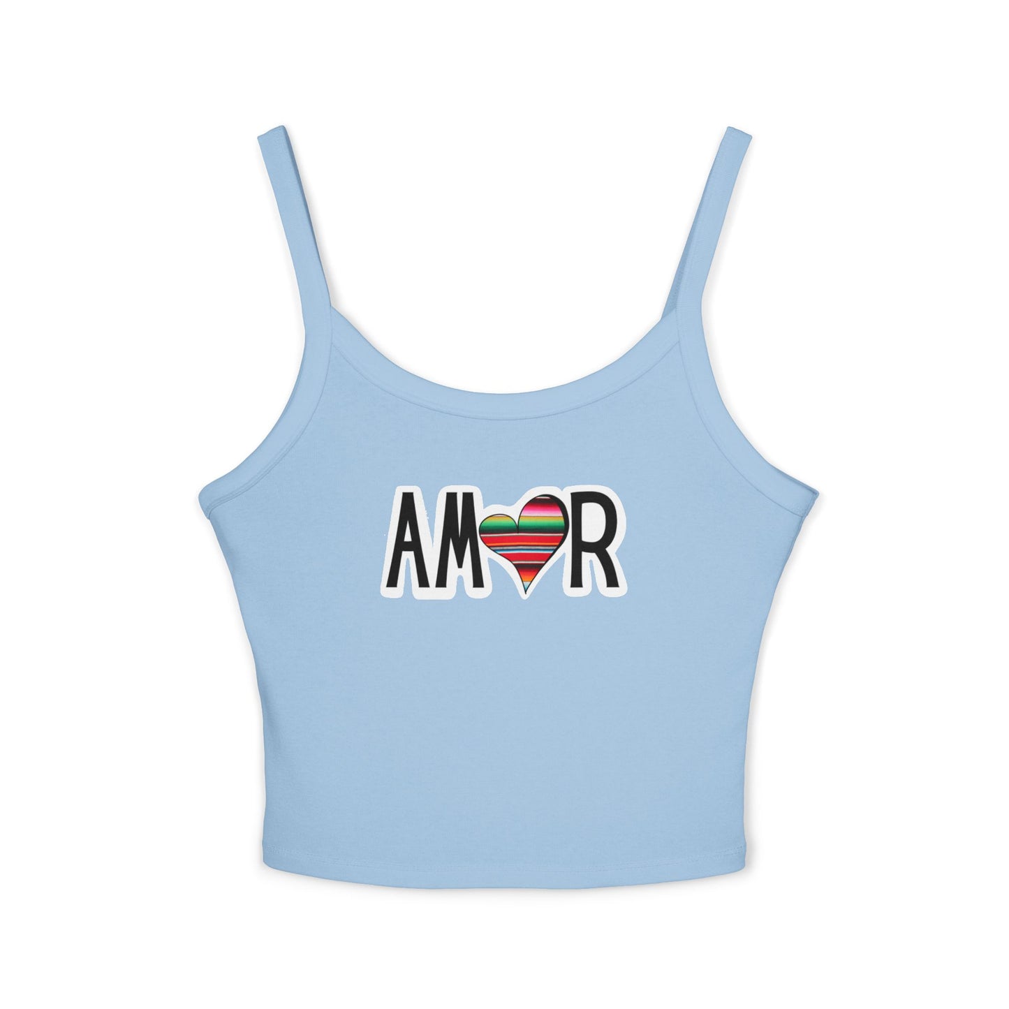 Amor Serape Spaghetti Strap Tank Top