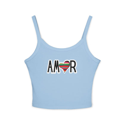 Amor Serape Spaghetti Strap Tank Top
