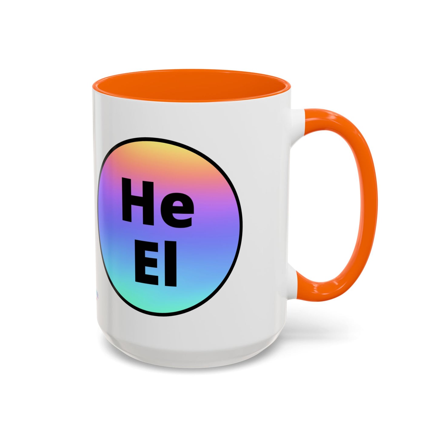 He / El Rainbow Coffee Mug