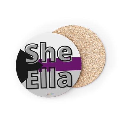 She / Ella Demi Coasters