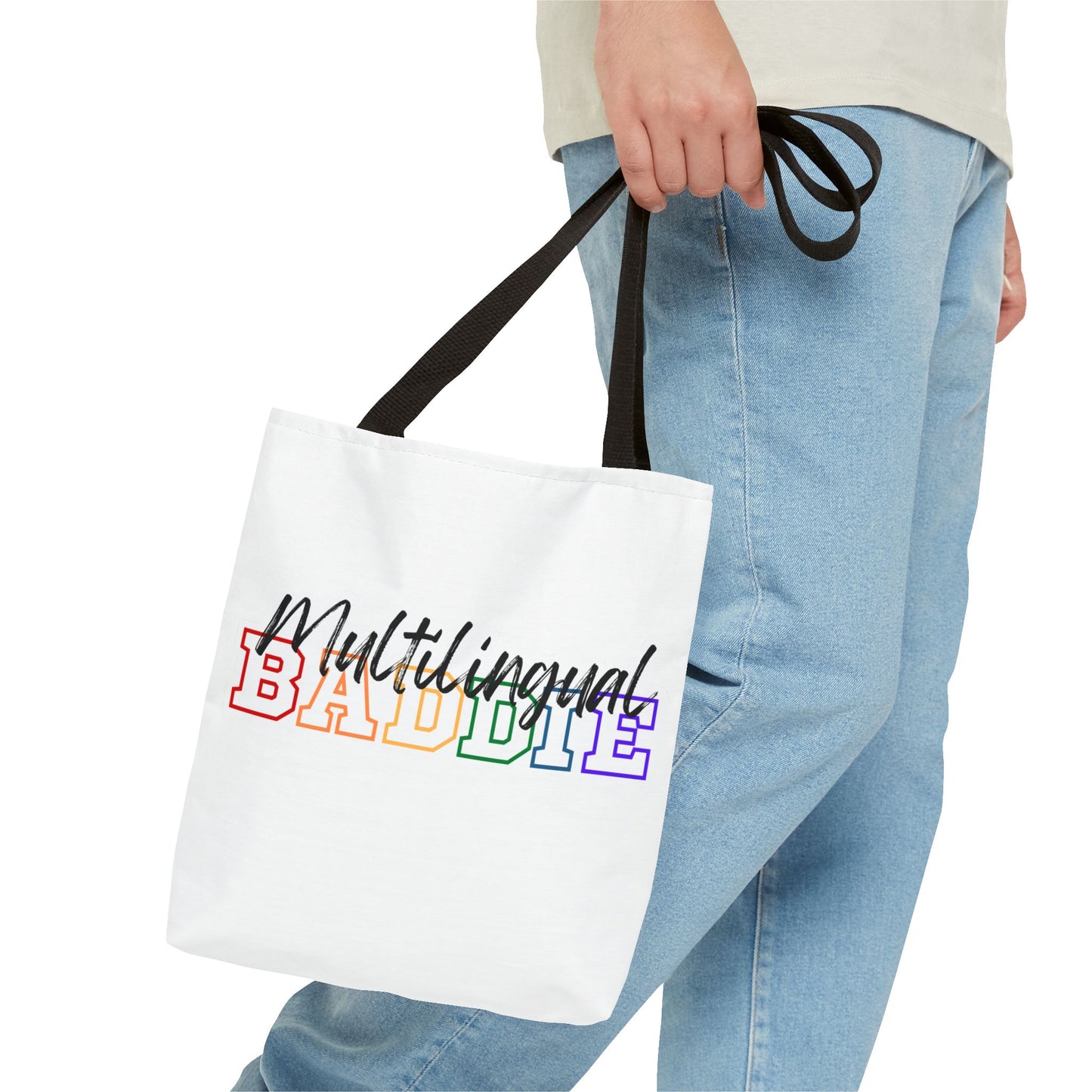 Multilingual Baddie Tote Bag