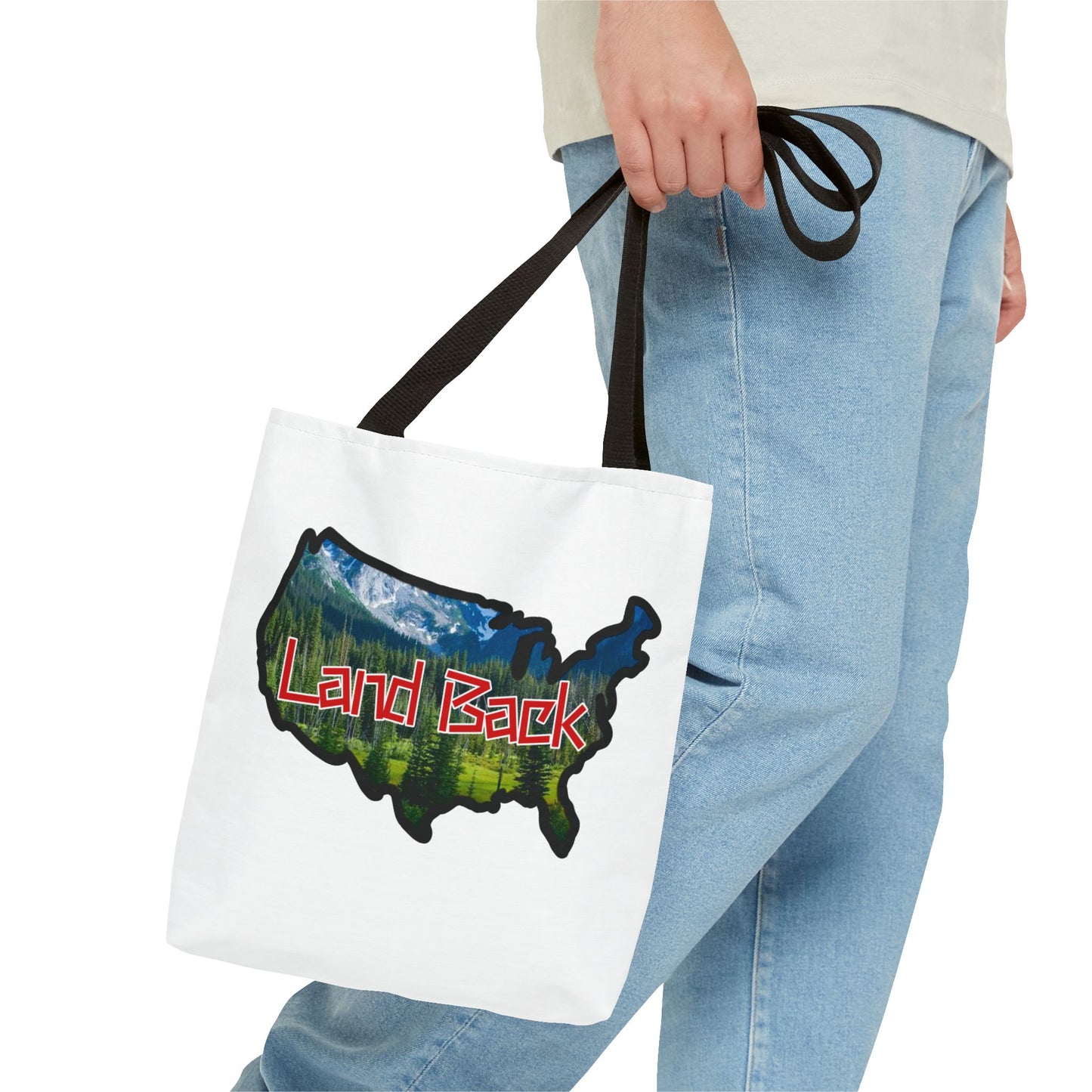 Land Back USA Tote Bag