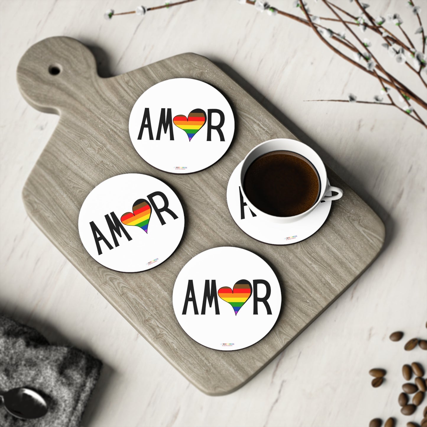 Amor BIPOC Coasters