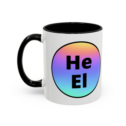 He / El Rainbow Coffee Mug