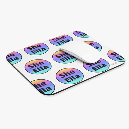 She / Ella  Rainbow Mouse Pad (Rectangle)