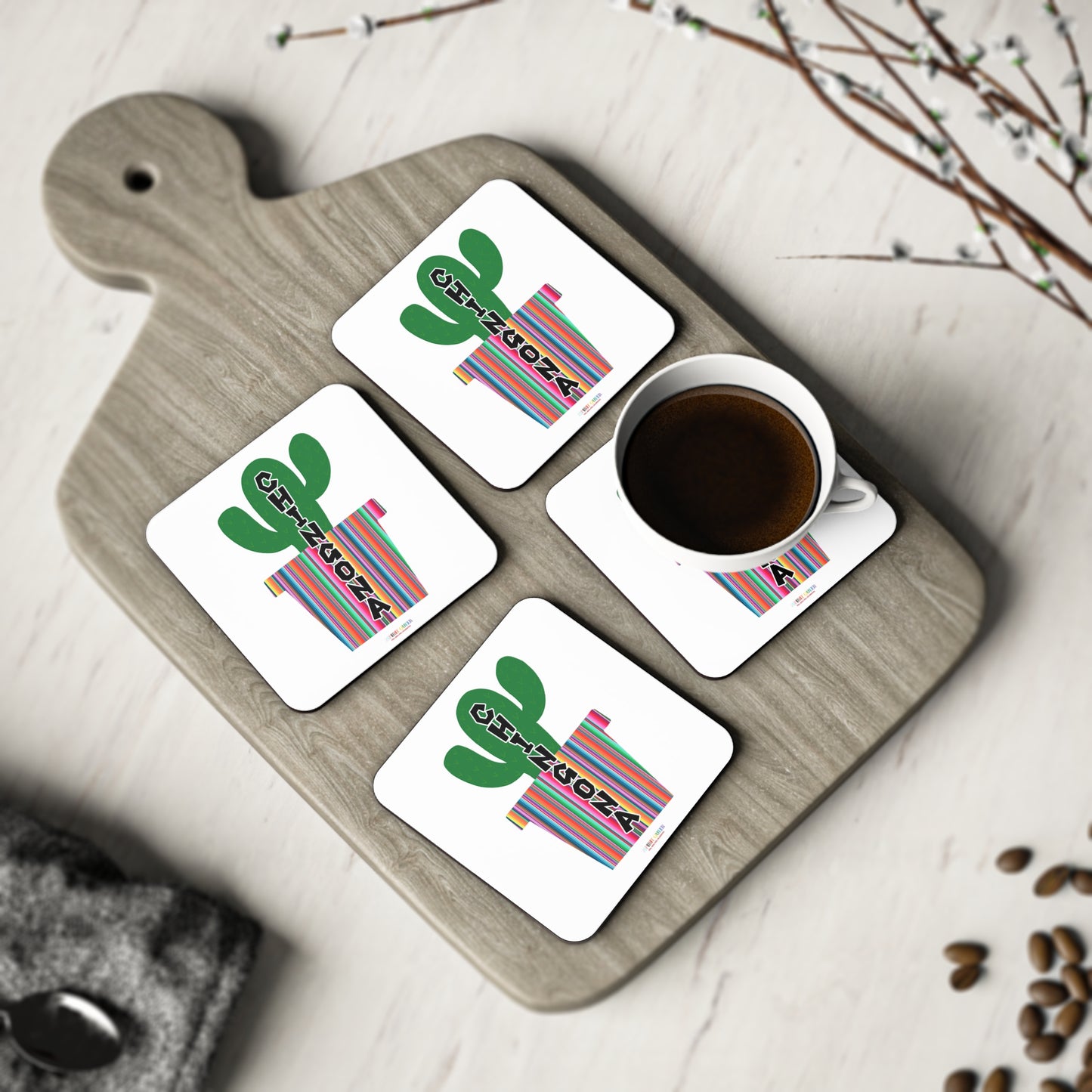 Chingona Cacti Coasters
