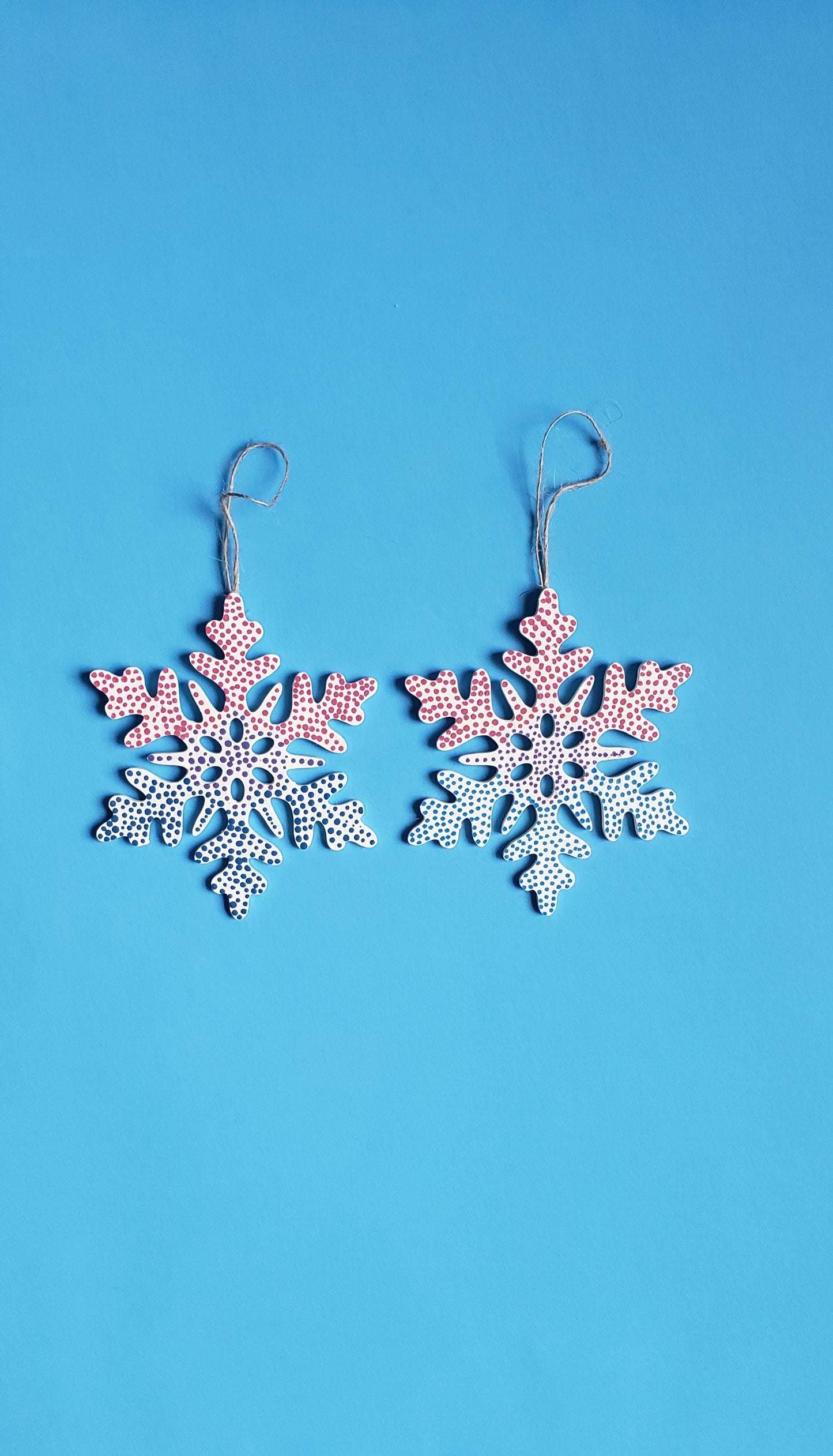 Winter Snowflake Ornaments